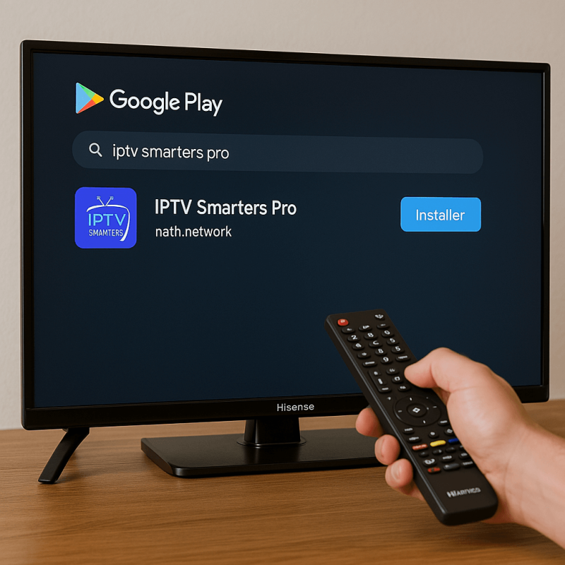 Installer IPTV sur TV Hisense