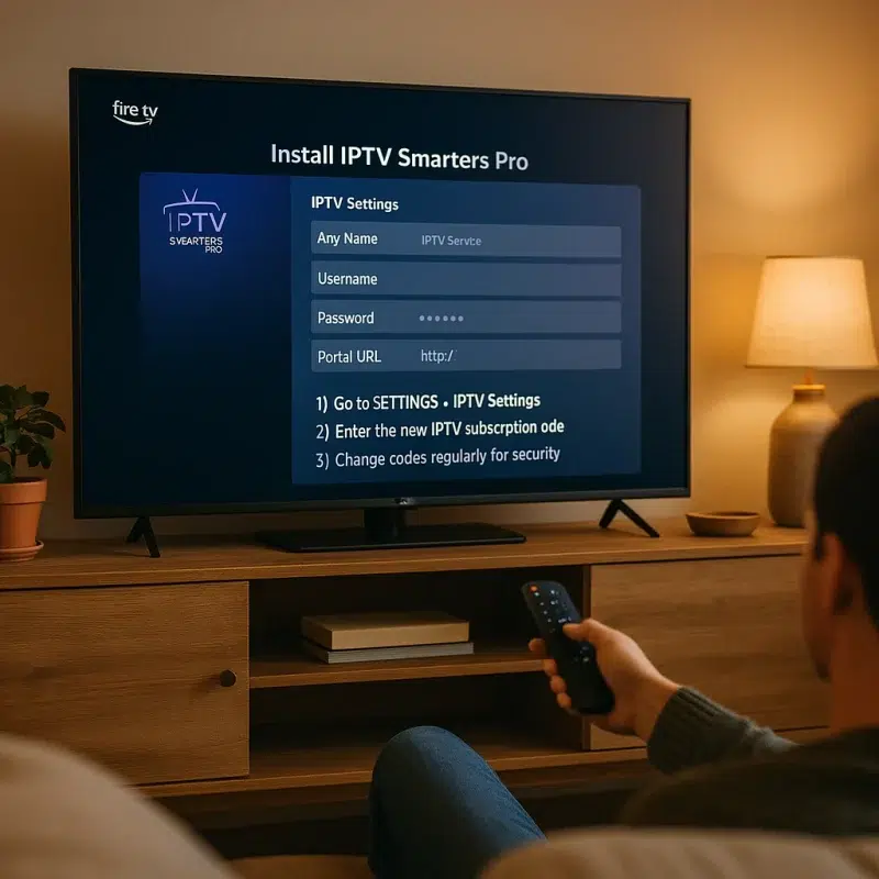 Installer IPTV smarters PRO apk sur fire stick