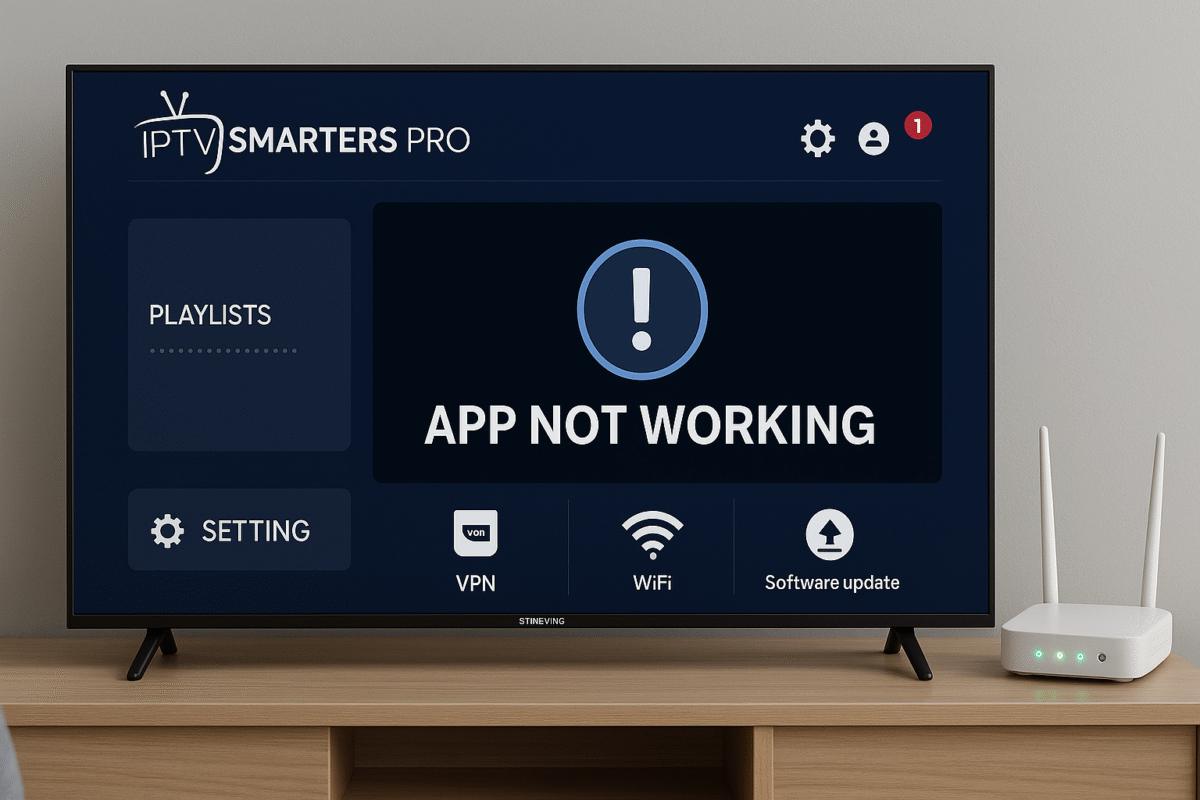 Pourquoi IPTV smarters PRO ne fonctionne plus sur TV samsung ?