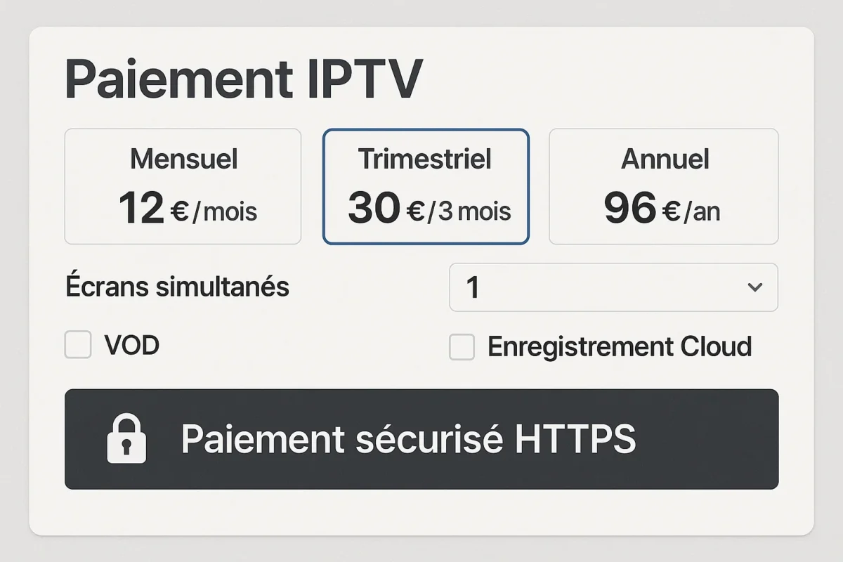 Comment créer un compte IPTV
