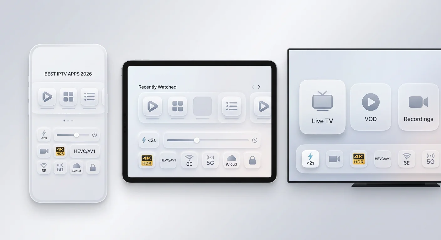 Quelle est la meilleure application IPTV iOS en 2026