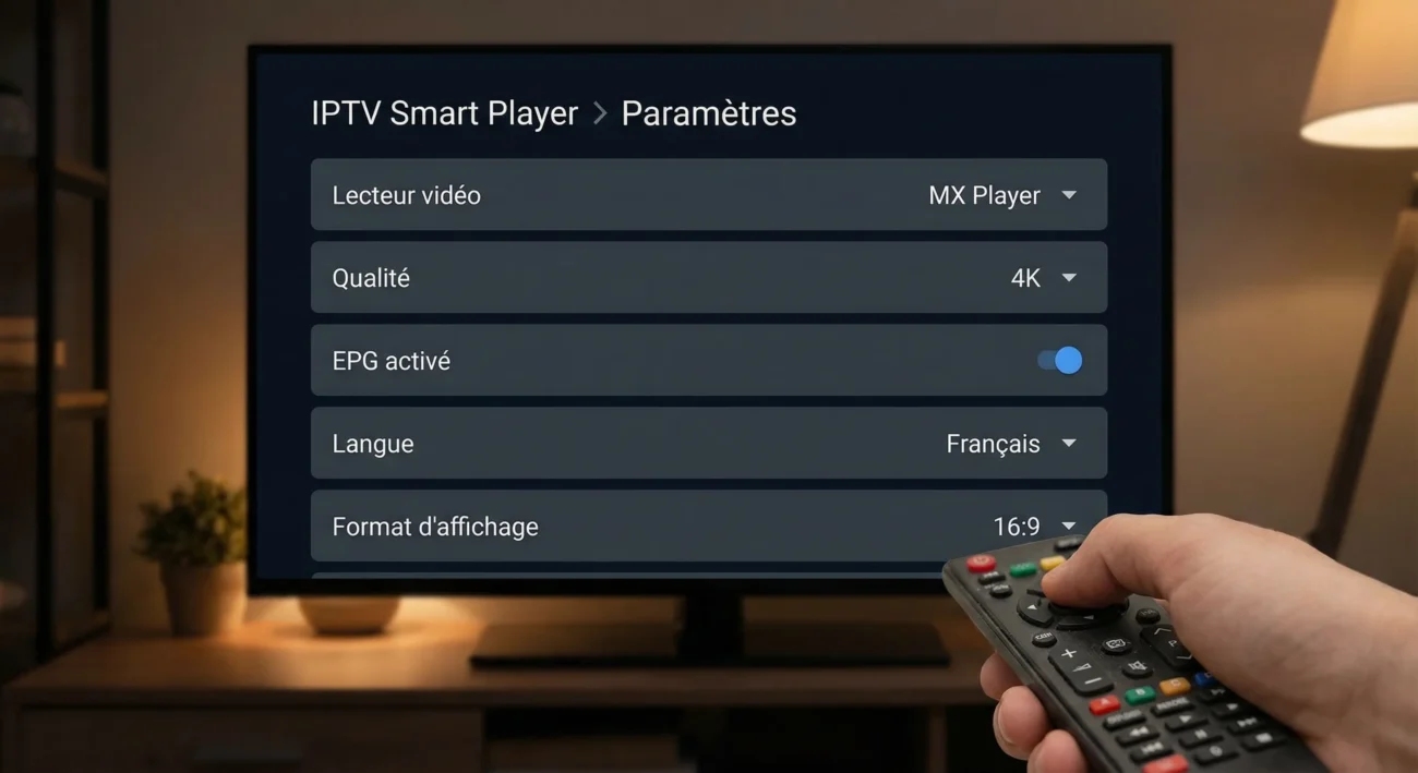 Comment configurer IPTV sur IPTV Smart Player